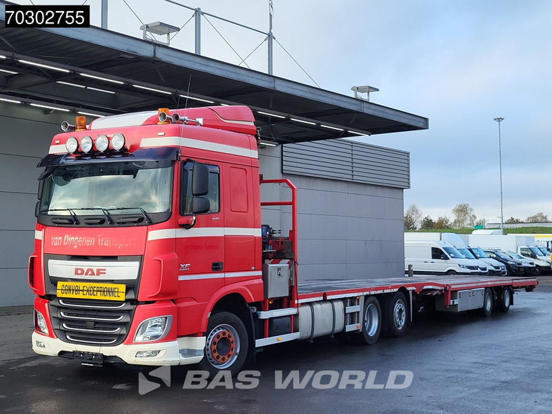 DAF XF 440 XF 6X2 NL-Truck Transporter APK HMF 900-K2 crane Winch Lift-Lenkachse Euro 6 - Φορτηγό, Φορτηγό με γερανό: φωτογραφία 5 DAF XF 440 XF 6X2 NL-Truck Transporter APK HMF 900-K2 crane Winch Lift-Lenkachse Euro 6 - Φορτηγό, Φορτηγό με γερανό: φωτογραφία 5