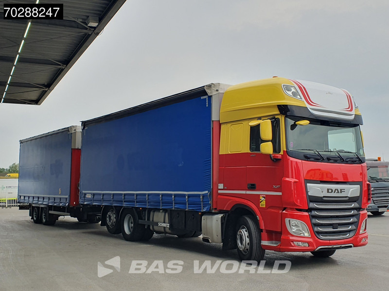 DAF XF 450 6X2 Combi Lift Axle ACC Euro 6 - Φορτηγό μουσαμάς: φωτογραφία 3 DAF XF 450 6X2 Combi Lift Axle ACC Euro 6 - Φορτηγό μουσαμάς: φωτογραφία 3