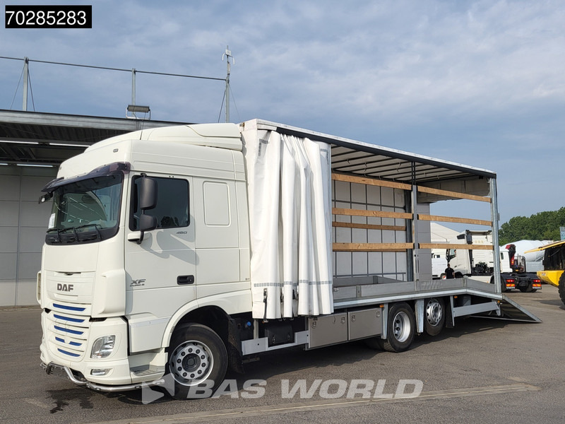 DAF XF 460 6X2 Machine Transporter hydraulic ramp Retarder Lift+Lenkasche Euro 6 - Φορτηγό αυτοκινητάμαξα: φωτογραφία 1 DAF XF 460 6X2 Machine Transporter hydraulic ramp Retarder Lift+Lenkasche Euro 6 - Φορτηγό αυτοκινητάμαξα: φωτογραφία 1