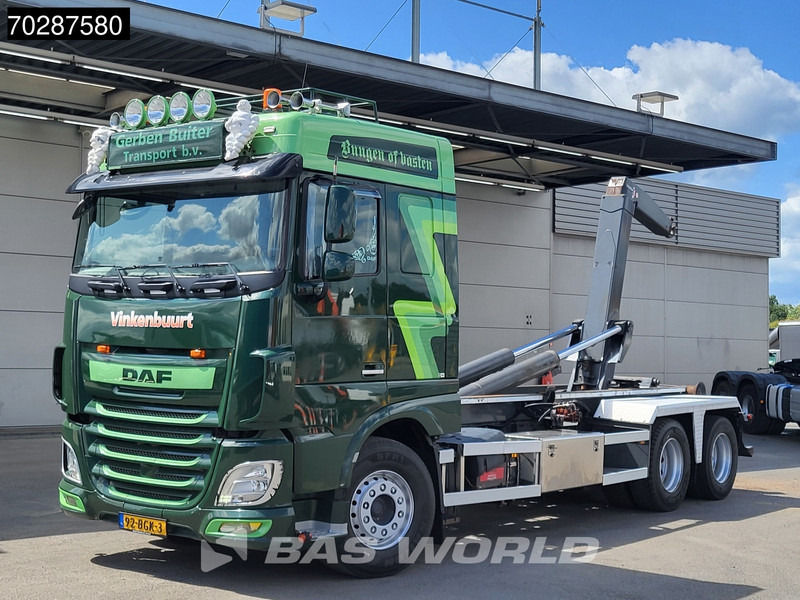 DAF XF 460 XF 6X2 NL-Truck VDL S-25-6400 Hooklift Liftaxle Manual Navi ACC Euro 6 - Φορτηγό φόρτωσης γάντζου: φωτογραφία 3 DAF XF 460 XF 6X2 NL-Truck VDL S-25-6400 Hooklift Liftaxle Manual Navi ACC Euro 6 - Φορτηγό φόρτωσης γάντζου: φωτογραφία 3