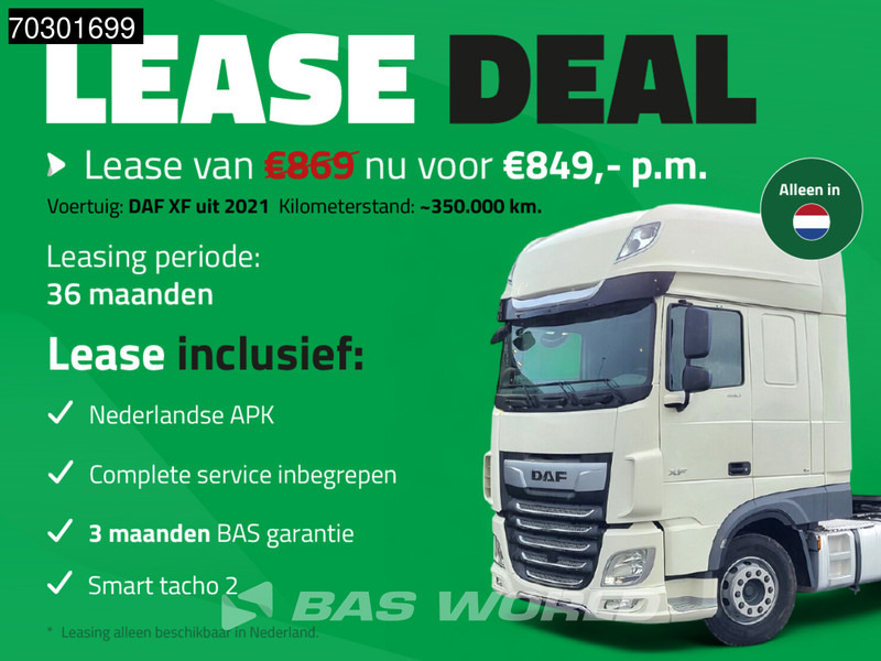 DAF XF 480 4X2 36 Maanden LEASE €849,-! NL-Truck SSC 2xTanks ACC LED Euro 6 - Τράκτορας: φωτογραφία 2 DAF XF 480 4X2 36 Maanden LEASE €849,-! NL-Truck SSC 2xTanks ACC LED Euro 6 - Τράκτορας: φωτογραφία 2