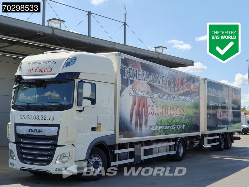 DAF XF 480 4X2 NL Combi 1500kg Ladebordwand Retarder Standklima Automatic ACC Euro 6 - Φορτηγό κόφα: φωτογραφία 1 DAF XF 480 4X2 NL Combi 1500kg Ladebordwand Retarder Standklima Automatic ACC Euro 6 - Φορτηγό κόφα: φωτογραφία 1