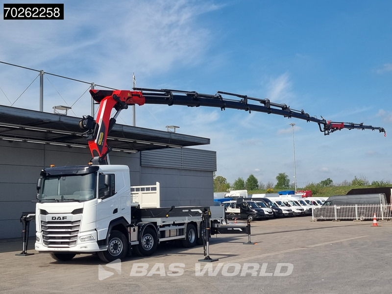 DAF XF 530 8X2 Palfinger PK580 TEC Crane Retarder Lift+Lenkasche Euro 6 - Φορτηγό με ανοιχτή καρότσα, Φορτηγό με γερανό: φωτογραφία 3 DAF XF 530 8X2 Palfinger PK580 TEC Crane Retarder Lift+Lenkasche Euro 6 - Φορτηγό με ανοιχτή καρότσα, Φορτηγό με γερανό: φωτογραφία 3