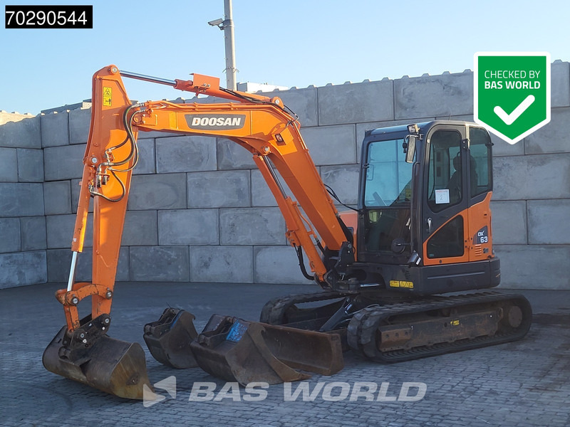Doosan DX63-3 - Μίνι εκσκαφέας: φωτογραφία 1 Doosan DX63-3 - Μίνι εκσκαφέας: φωτογραφία 1