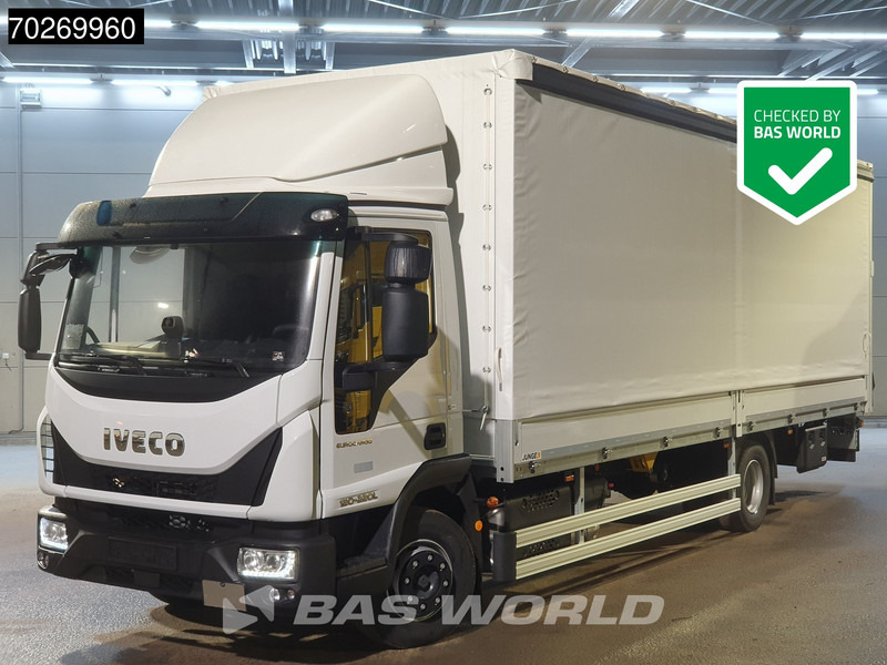 Iveco Eurocargo 120LE220 4X2 12T Automatic Ladebordwand Junge Euro 6 - Φορτηγό μουσαμάς: φωτογραφία 1 Iveco Eurocargo 120LE220 4X2 12T Automatic Ladebordwand Junge Euro 6 - Φορτηγό μουσαμάς: φωτογραφία 1