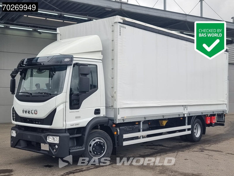 Iveco Eurocargo 140E280 4X2 2024 registration 14tonner Ladebordwand Automatic Euro 6 - Φορτηγό μουσαμάς: φωτογραφία 1 Iveco Eurocargo 140E280 4X2 2024 registration 14tonner Ladebordwand Automatic Euro 6 - Φορτηγό μουσαμάς: φωτογραφία 1