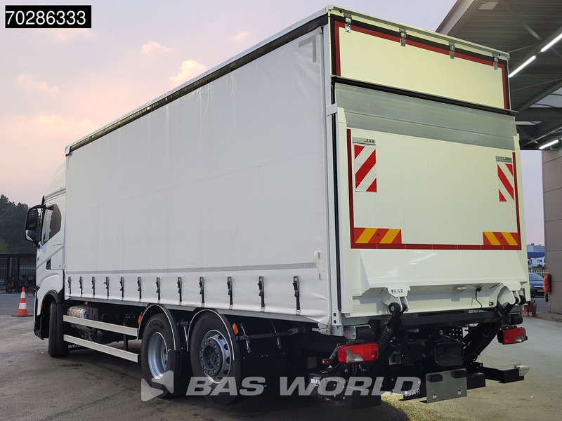 Iveco S-Way 490 6X2 NEW! Lift+steering Axle 2000kg Ladebordwand Retarder Navi Standklima - Φορτηγό μουσαμάς: φωτογραφία 2 Iveco S-Way 490 6X2 NEW! Lift+steering Axle 2000kg Ladebordwand Retarder Navi Standklima - Φορτηγό μουσαμάς: φωτογραφία 2