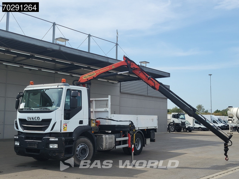 Iveco Stralis 310 4X2 Palfinger PK12002 EH Kran Crane Rotator Automatic Full Steel Euro 6 - Φορτηγό με ανοιχτή καρότσα, Φορτηγό με γερανό: φωτογραφία 5 Iveco Stralis 310 4X2 Palfinger PK12002 EH Kran Crane Rotator Automatic Full Steel Euro 6 - Φορτηγό με ανοιχτή καρότσα, Φορτηγό με γερανό: φωτογραφία 5