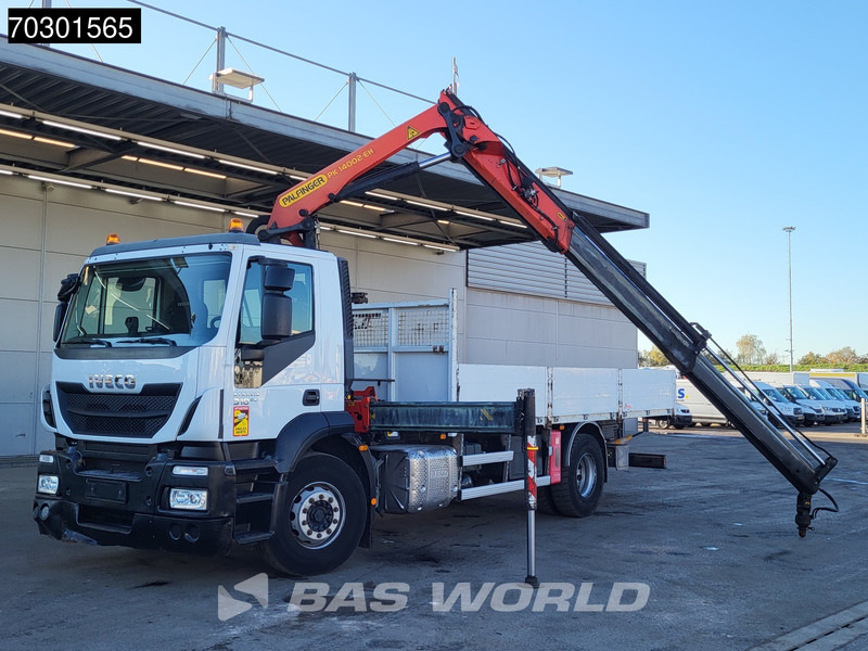 Iveco Stralis 310 4X2 Palfinger PK14002 EH Kran Crane Steel suspension Euro 6 - Φορτηγό με ανοιχτή καρότσα, Φορτηγό με γερανό: φωτογραφία 5 Iveco Stralis 310 4X2 Palfinger PK14002 EH Kran Crane Steel suspension Euro 6 - Φορτηγό με ανοιχτή καρότσα, Φορτηγό με γερανό: φωτογραφία 5