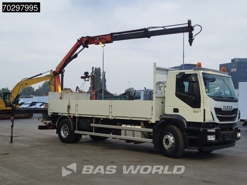 Iveco Stralis 310 Stralis 4X2 Palfinger PK12002 Crane Kran rotator Steelsuspension Automatic Euro 6 - Φορτηγό με ανοιχτή καρότσα, Φορτηγό με γερανό: φωτογραφία 3 Iveco Stralis 310 Stralis 4X2 Palfinger PK12002 Crane Kran rotator Steelsuspension Automatic Euro 6 - Φορτηγό με ανοιχτή καρότσα, Φορτηγό με γερανό: φωτογραφία 3