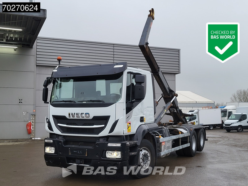 Iveco Stralis 460 6X2 20tons Marrel hooklift Lift Axle ACC Euro 6 - Φορτηγό φόρτωσης γάντζου: φωτογραφία 1 Iveco Stralis 460 6X2 20tons Marrel hooklift Lift Axle ACC Euro 6 - Φορτηγό φόρτωσης γάντζου: φωτογραφία 1
