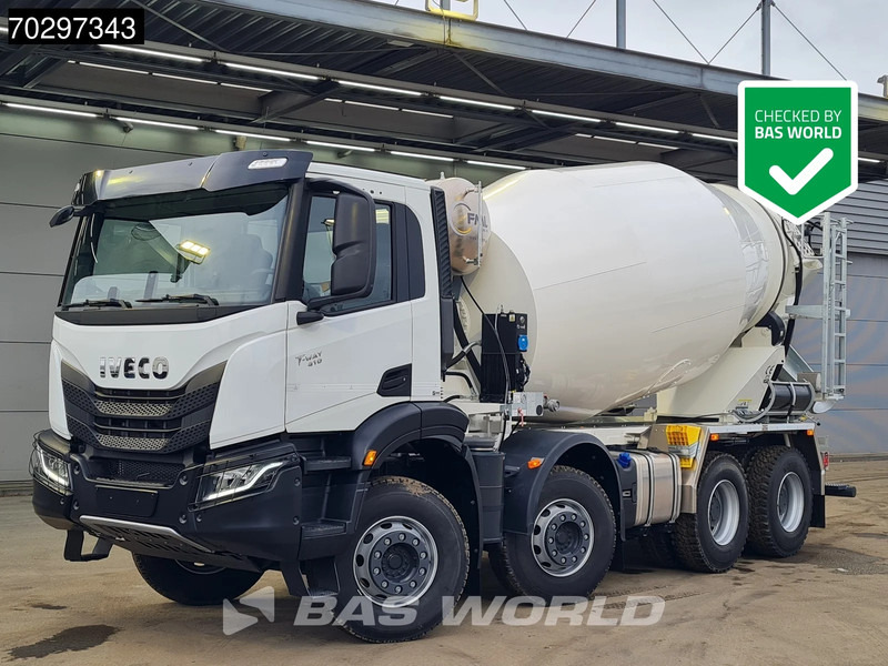 Iveco T-WAY 410 8X4 NEW! 10M3 FML Mixer Full Steel Suspension Automatic Euro 6 - Μπετονιέρα φορτηγό: φωτογραφία 1 Iveco T-WAY 410 8X4 NEW! 10M3 FML Mixer Full Steel Suspension Automatic Euro 6 - Μπετονιέρα φορτηγό: φωτογραφία 1