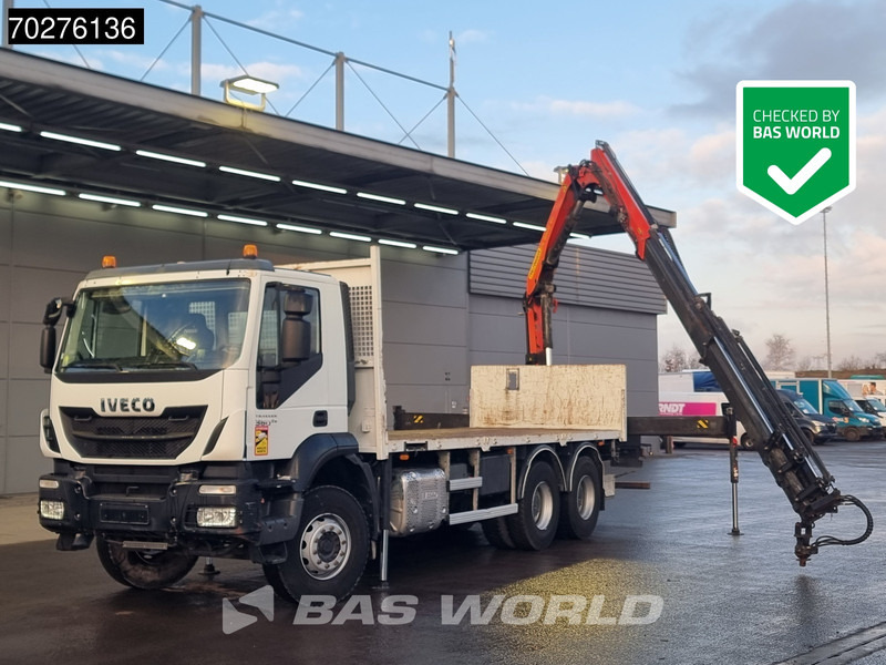 Iveco Trakker 360 6X4 Palfinger PK 18502 SH D Kran Crane Big axle Euro 6 - Φορτηγό με ανοιχτή καρότσα, Φορτηγό με γερανό: φωτογραφία 1 Iveco Trakker 360 6X4 Palfinger PK 18502 SH D Kran Crane Big axle Euro 6 - Φορτηγό με ανοιχτή καρότσα, Φορτηγό με γερανό: φωτογραφία 1