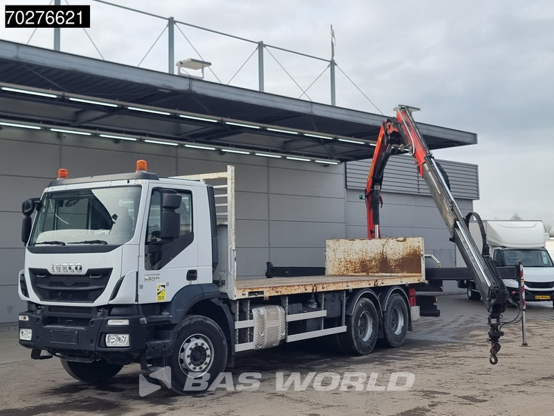 Iveco Trakker 360 6X4 Palfinger PK17.001 SLD Remote Steelsuspension Big-Axle - Φορτηγό με ανοιχτή καρότσα, Φορτηγό με γερανό: φωτογραφία 5 Iveco Trakker 360 6X4 Palfinger PK17.001 SLD Remote Steelsuspension Big-Axle - Φορτηγό με ανοιχτή καρότσα, Φορτηγό με γερανό: φωτογραφία 5