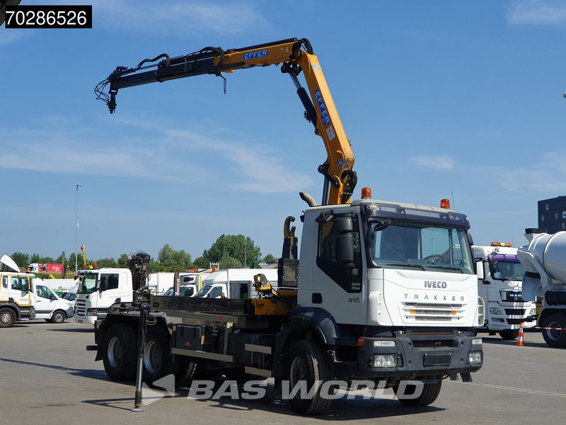 Iveco Trakker 410 6X4 Effer CRANE 175/2S Manual 20 Tonnes EEV - Φορτηγό φόρτωσης γάντζου, Φορτηγό με γερανό: φωτογραφία 3 Iveco Trakker 410 6X4 Effer CRANE 175/2S Manual 20 Tonnes EEV - Φορτηγό φόρτωσης γάντζου, Φορτηγό με γερανό: φωτογραφία 3