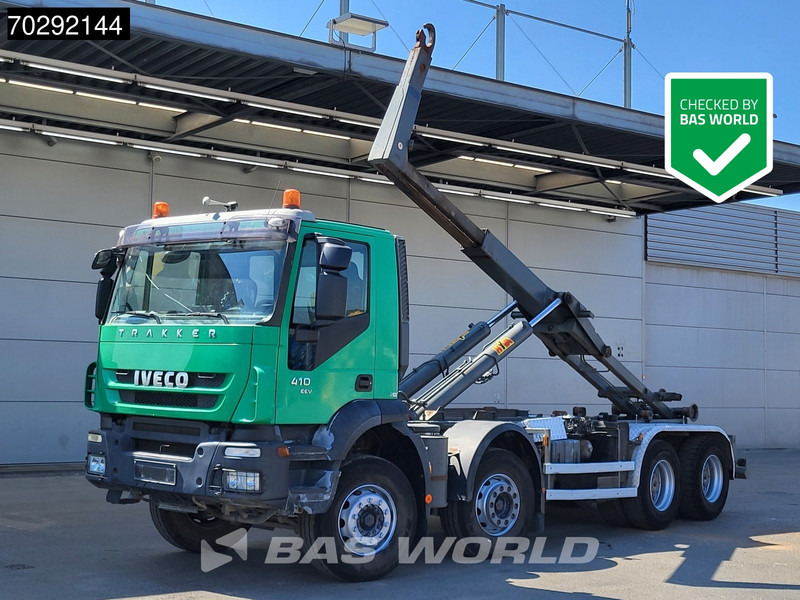Φορτηγό φόρτωσης γάντζου Iveco Trakker 410 8X4 Hyvalift 26-65S Hooklift Manual Big-Axle EEV: φωτογραφία 1