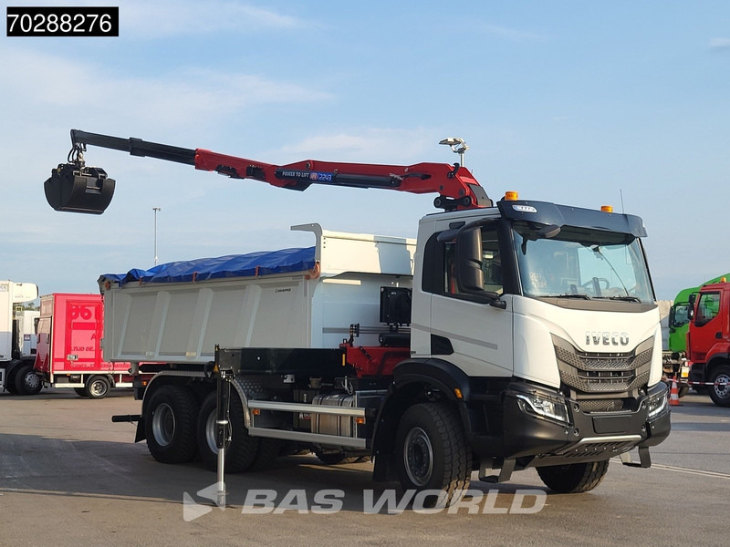 Iveco X-Way 480 6X4 NEW! HMF 2243Z-RCS Z-Crane kran 12m3 KH-Kipper Retarder Big-Axle - Φορτηγό ανατρεπόμενο, Φορτηγό με γερανό: φωτογραφία 3 Iveco X-Way 480 6X4 NEW! HMF 2243Z-RCS Z-Crane kran 12m3 KH-Kipper Retarder Big-Axle - Φορτηγό ανατρεπόμενο, Φορτηγό με γερανό: φωτογραφία 3