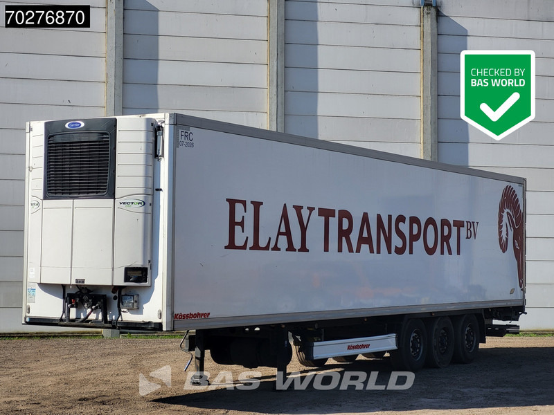 Kässbohrer Carrier Vector 1550 Tailgate TÜV 06/25 Liftachse LBW BPW - Επικαθήμενο ψυγείο: φωτογραφία 1 Kässbohrer Carrier Vector 1550 Tailgate TÜV 06/25 Liftachse LBW BPW - Επικαθήμενο ψυγείο: φωτογραφία 1