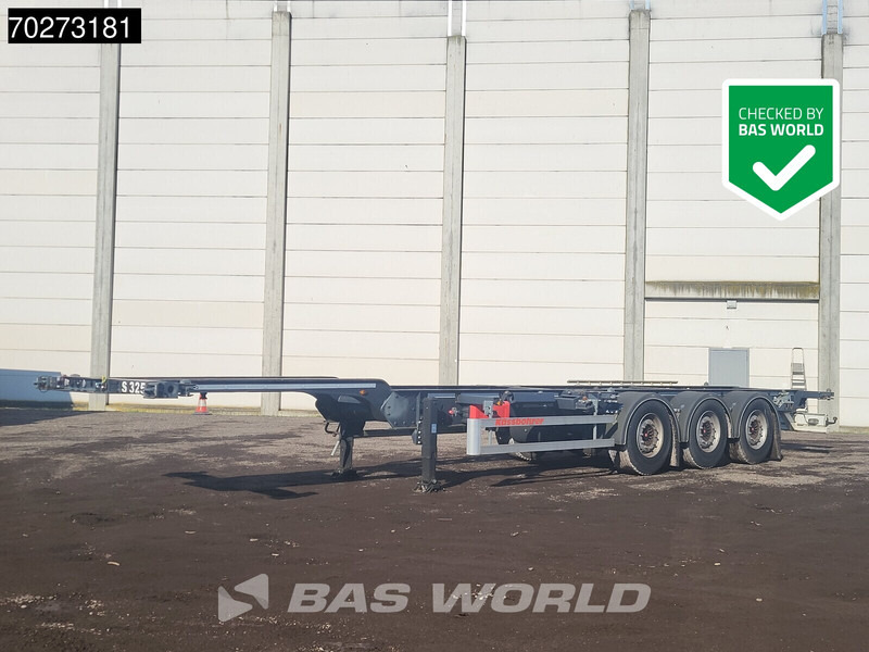 Kässbohrer Multi 3 axles - Επικαθήμενο μεταφοράς εμπορευματοκιβωτίων/ Κινητό αμάξωμα: φωτογραφία 1 Kässbohrer Multi 3 axles - Επικαθήμενο μεταφοράς εμπορευματοκιβωτίων/ Κινητό αμάξωμα: φωτογραφία 1