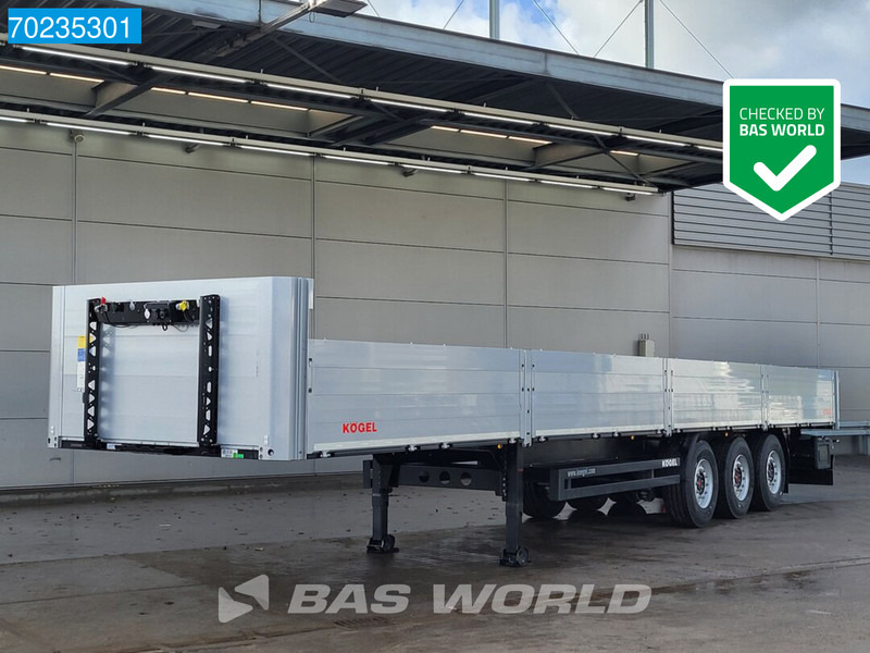 Kögel S24-1 3 axles NEW! Liftachse Side-Boards SAF/BPW Rungentaschen - Επικαθήμενο πλατφόρμα/ Καρότσα: φωτογραφία 1 Kögel S24-1 3 axles NEW! Liftachse Side-Boards SAF/BPW Rungentaschen - Επικαθήμενο πλατφόρμα/ Καρότσα: φωτογραφία 1