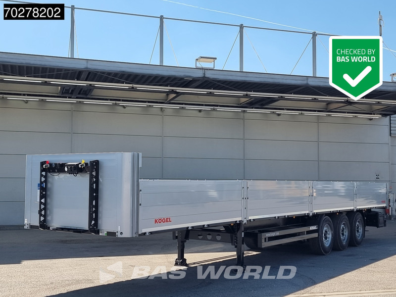Kögel S24-1 NEW Liftachse Bordwände - Επικαθήμενο πλατφόρμα/ Καρότσα: φωτογραφία 1 Kögel S24-1 NEW Liftachse Bordwände - Επικαθήμενο πλατφόρμα/ Καρότσα: φωτογραφία 1