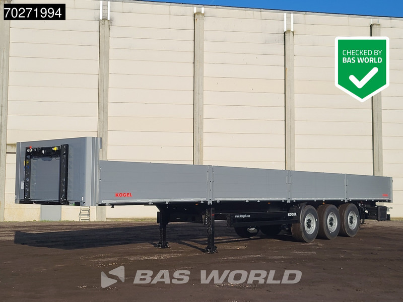 Kögel S24-1 NEW Liftachse Bordwände - Επικαθήμενο πλατφόρμα/ Καρότσα: φωτογραφία 1 Kögel S24-1 NEW Liftachse Bordwände - Επικαθήμενο πλατφόρμα/ Καρότσα: φωτογραφία 1