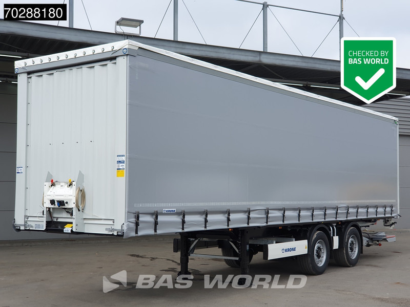 Krone SZ NEW Tailgate City Lift + Steeringaxle - Επικαθήμενο κουρτίνα: φωτογραφία 1 Krone SZ NEW Tailgate City Lift + Steeringaxle - Επικαθήμενο κουρτίνα: φωτογραφία 1