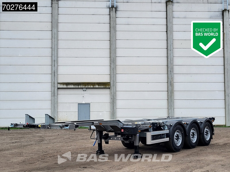 Lecitrailer SR3EC 3 axles UNUSED Liftachse Multi'45 - Επικαθήμενο μεταφοράς εμπορευματοκιβωτίων/ Κινητό αμάξωμα: φωτογραφία 1 Lecitrailer SR3EC 3 axles UNUSED Liftachse Multi'45 - Επικαθήμενο μεταφοράς εμπορευματοκιβωτίων/ Κινητό αμάξωμα: φωτογραφία 1