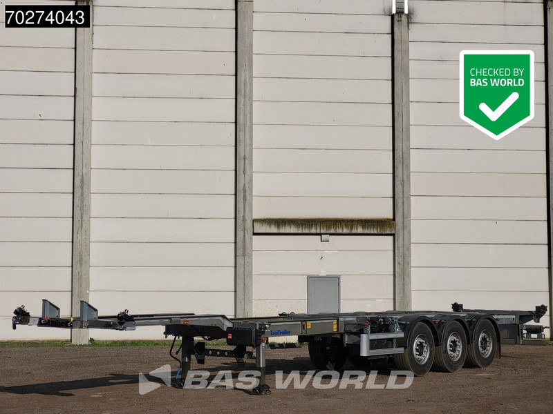 Lecitrailer SR3EC 3 axles UNUSED Liftachse Multi'45 - Επικαθήμενο μεταφοράς εμπορευματοκιβωτίων/ Κινητό αμάξωμα: φωτογραφία 1 Lecitrailer SR3EC 3 axles UNUSED Liftachse Multi'45 - Επικαθήμενο μεταφοράς εμπορευματοκιβωτίων/ Κινητό αμάξωμα: φωτογραφία 1