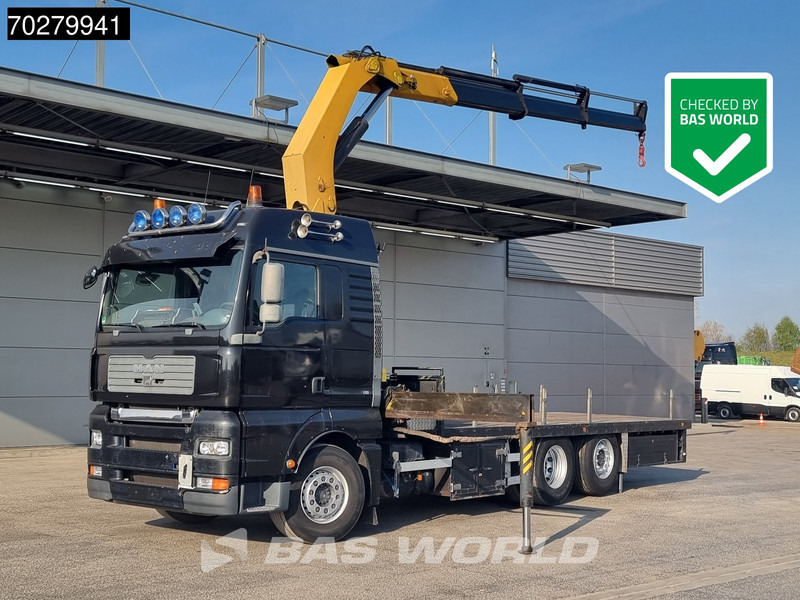 MAN TGA 26.430 6X2 Palfinger PK32080 Kran Crane Manual Liftachse Euro 4 - Φορτηγό με ανοιχτή καρότσα, Φορτηγό με γερανό: φωτογραφία 1 MAN TGA 26.430 6X2 Palfinger PK32080 Kran Crane Manual Liftachse Euro 4 - Φορτηγό με ανοιχτή καρότσα, Φορτηγό με γερανό: φωτογραφία 1