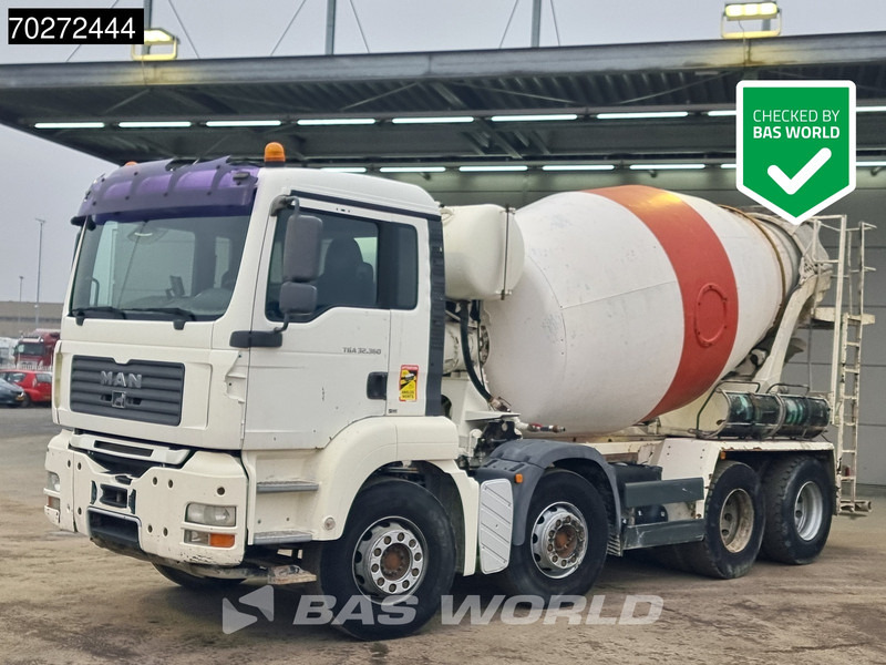 MAN TGA 32.360 8X4 Stetter 9m3 Steelsuspension Euro 4 - Μπετονιέρα φορτηγό: φωτογραφία 1 MAN TGA 32.360 8X4 Stetter 9m3 Steelsuspension Euro 4 - Μπετονιέρα φορτηγό: φωτογραφία 1