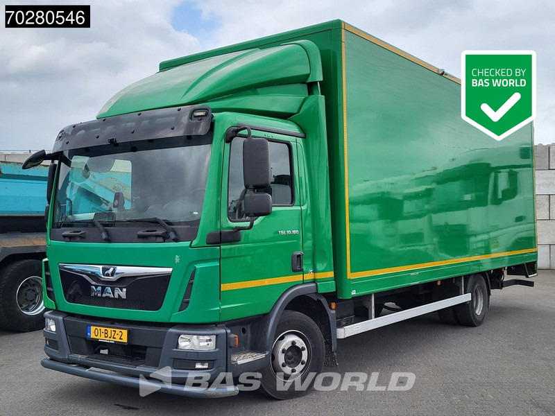 MAN TGL 10.180 4X2 NL-Truck 10tons Automatic Ladebordwand Euro 6 - Φορτηγό κόφα: φωτογραφία 1 MAN TGL 10.180 4X2 NL-Truck 10tons Automatic Ladebordwand Euro 6 - Φορτηγό κόφα: φωτογραφία 1