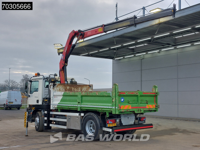 MAN TGM 18.290 4X2 HMF1035-K2 Crane Kran 6m3 3-side tipper Automatic Euro 5 - Φορτηγό ανατρεπόμενο, Φορτηγό με γερανό: φωτογραφία 2 MAN TGM 18.290 4X2 HMF1035-K2 Crane Kran 6m3 3-side tipper Automatic Euro 5 - Φορτηγό ανατρεπόμενο, Φορτηγό με γερανό: φωτογραφία 2