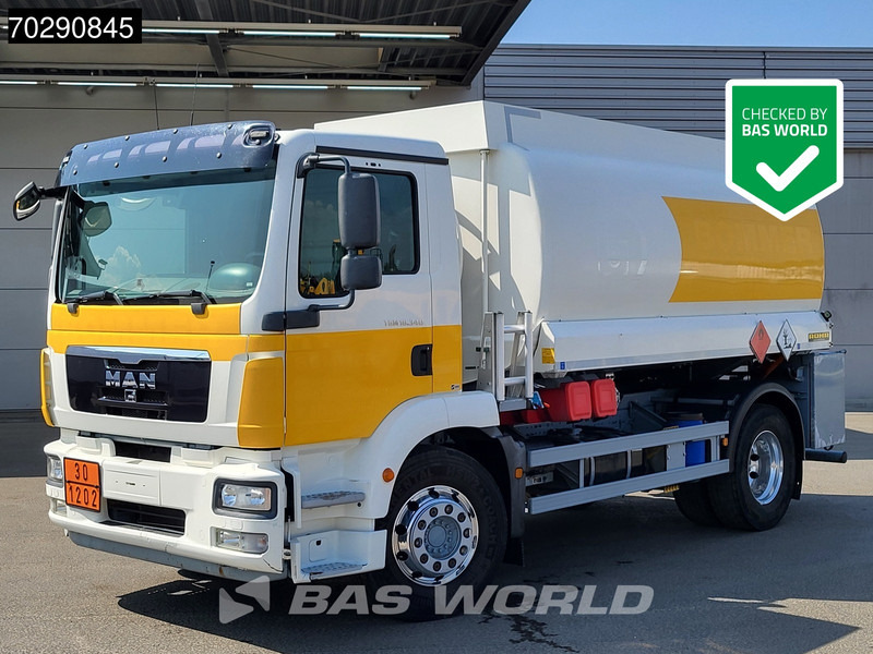 MAN TGM 18.340 4X2 Rohr Fuel tanker 15100 liter Automatic Euro 6 - Φορτηγό βυτιοφόρο: φωτογραφία 1 MAN TGM 18.340 4X2 Rohr Fuel tanker 15100 liter Automatic Euro 6 - Φορτηγό βυτιοφόρο: φωτογραφία 1