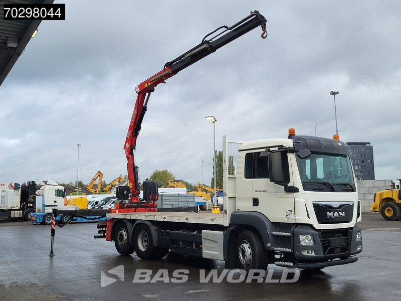 MAN TGS 26.360 6X2 Fassi F135A.0.22 Lift-Axle Euro 6 - Φορτηγό με ανοιχτή καρότσα, Φορτηγό με γερανό: φωτογραφία 3 MAN TGS 26.360 6X2 Fassi F135A.0.22 Lift-Axle Euro 6 - Φορτηγό με ανοιχτή καρότσα, Φορτηγό με γερανό: φωτογραφία 3