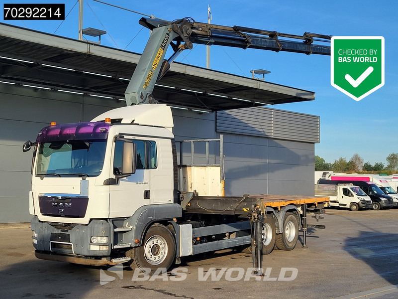 MAN TGS 26.440 6X4 Palfinger PK36002 Crane Retarder Steelsuspension Manual - Φορτηγό με ανοιχτή καρότσα, Φορτηγό με γερανό: φωτογραφία 1 MAN TGS 26.440 6X4 Palfinger PK36002 Crane Retarder Steelsuspension Manual - Φορτηγό με ανοιχτή καρότσα, Φορτηγό με γερανό: φωτογραφία 1