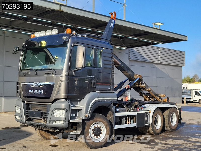 MAN TGS 33.510 TGS 6X6 20t AJK hooklift with 5th wheel Wechselsystem Retarder Automatic Euro 6 - Φορτηγό φόρτωσης γάντζου: φωτογραφία 5 MAN TGS 33.510 TGS 6X6 20t AJK hooklift with 5th wheel Wechselsystem Retarder Automatic Euro 6 - Φορτηγό φόρτωσης γάντζου: φωτογραφία 5