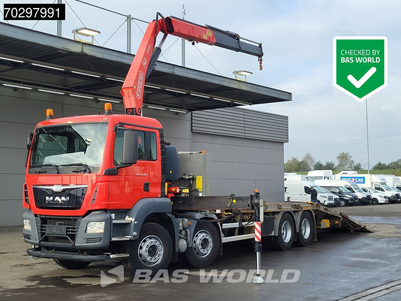 MAN TGS 35.360 TGS 8X2 Fassi F235A.0.22 Crane Kran Winch Hydraulic ramp Lift-Axle Navi Euro 6 - Φορτηγό με ανοιχτή καρότσα, Φορτηγό με γερανό: φωτογραφία 1 MAN TGS 35.360 TGS 8X2 Fassi F235A.0.22 Crane Kran Winch Hydraulic ramp Lift-Axle Navi Euro 6 - Φορτηγό με ανοιχτή καρότσα, Φορτηγό με γερανό: φωτογραφία 1