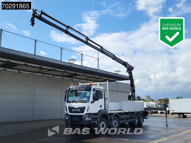 MAN TGS 35.400 8X4 Palfinger PK23002 SH Big-Axle Euro 6 - Φορτηγό με ανοιχτή καρότσα, Φορτηγό με γερανό: φωτογραφία 1 MAN TGS 35.400 8X4 Palfinger PK23002 SH Big-Axle Euro 6 - Φορτηγό με ανοιχτή καρότσα, Φορτηγό με γερανό: φωτογραφία 1