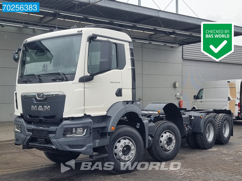 MAN TGS 41.440 8X4 NEW chassis Steelsuspension Automatic Euro 6 - Φορτηγό σασί: φωτογραφία 1 MAN TGS 41.440 8X4 NEW chassis Steelsuspension Automatic Euro 6 - Φορτηγό σασί: φωτογραφία 1