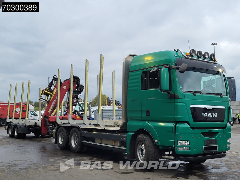 MAN TGX 26.540 6X4 Combi TAJFUN L150Z.96 woodcrane Holztransport Manual Retarder Euro 5 - Φορτηγό, Φορτηγό με γερανό: φωτογραφία 3 MAN TGX 26.540 6X4 Combi TAJFUN L150Z.96 woodcrane Holztransport Manual Retarder Euro 5 - Φορτηγό, Φορτηγό με γερανό: φωτογραφία 3