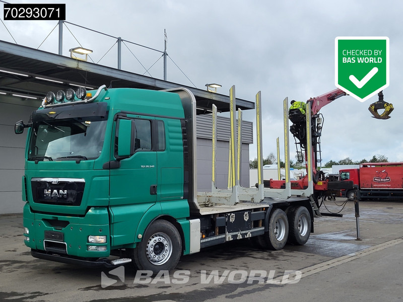 MAN TGX 26.540 6X4 TAJFUN L150Z.96 woodcrane Holztransport Manual Retarder Euro 5 - Φορτηγό ξυλείας, Φορτηγό με γερανό: φωτογραφία 1 MAN TGX 26.540 6X4 TAJFUN L150Z.96 woodcrane Holztransport Manual Retarder Euro 5 - Φορτηγό ξυλείας, Φορτηγό με γερανό: φωτογραφία 1