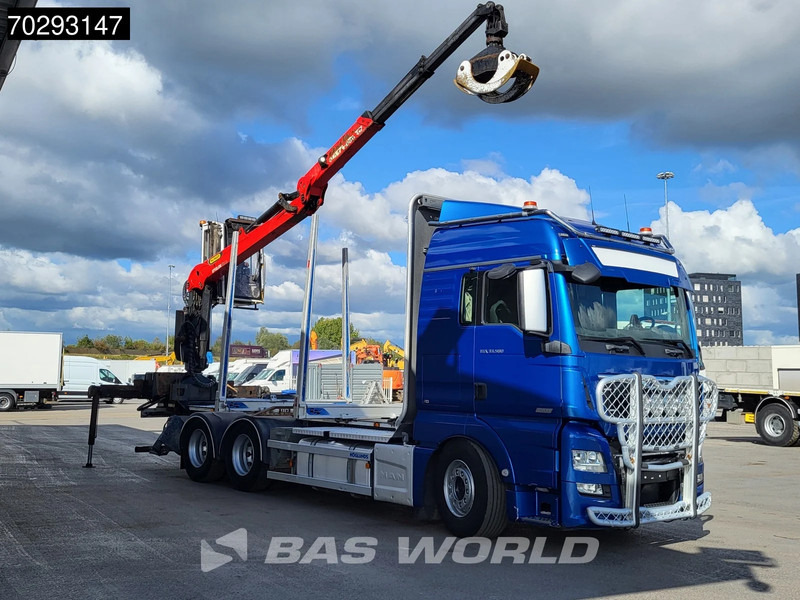 MAN TGX 33.580 TGX 6X4 Palfinger Epsilon Wood crane Holztransport Retarder Navi Xenon Euro 6 - Φορτηγό ξυλείας, Φορτηγό με γερανό: φωτογραφία 3 MAN TGX 33.580 TGX 6X4 Palfinger Epsilon Wood crane Holztransport Retarder Navi Xenon Euro 6 - Φορτηγό ξυλείας, Φορτηγό με γερανό: φωτογραφία 3
