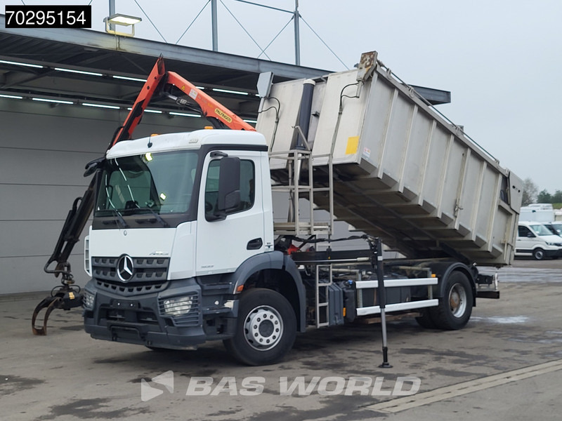 Mercedes-Benz Actros 1833 4X2 Palfinger PK7.501 SLD Kran Crane 17m3 tipper Big-Axle Euro 6 - Φορτηγό ανατρεπόμενο, Φορτηγό με γερανό: φωτογραφία 5 Mercedes-Benz Actros 1833 4X2 Palfinger PK7.501 SLD Kran Crane 17m3 tipper Big-Axle Euro 6 - Φορτηγό ανατρεπόμενο, Φορτηγό με γερανό: φωτογραφία 5