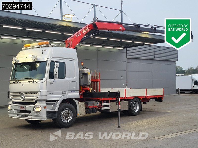 Mercedes-Benz Actros 1836 Actros 4X2 Fassi F175A 26 Crane Kran Remote Automatic Euro 3 - Φορτηγό με ανοιχτή καρότσα, Φορτηγό με γερανό: φωτογραφία 1 Mercedes-Benz Actros 1836 Actros 4X2 Fassi F175A 26 Crane Kran Remote Automatic Euro 3 - Φορτηγό με ανοιχτή καρότσα, Φορτηγό με γερανό: φωτογραφία 1
