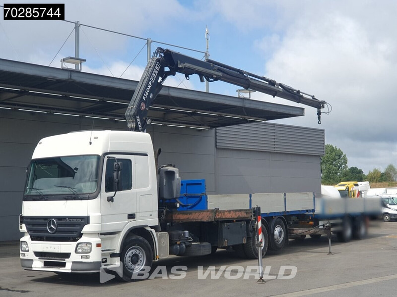 Mercedes-Benz Actros 2532 6X2 Fassi F330D3 Crane Kran Lift+steering Axle 3-Pedals Euro 3 - Φορτηγό με ανοιχτή καρότσα, Φορτηγό με γερανό: φωτογραφία 5 Mercedes-Benz Actros 2532 6X2 Fassi F330D3 Crane Kran Lift+steering Axle 3-Pedals Euro 3 - Φορτηγό με ανοιχτή καρότσα, Φορτηγό με γερανό: φωτογραφία 5