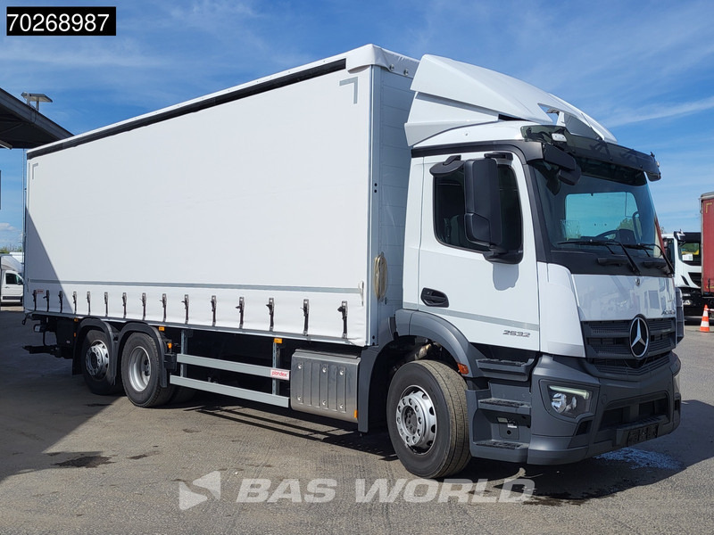 Mercedes-Benz Actros 2532 6X2 NEW 2000kg Ladebordwand Navi Lenkachse Euro 6 - Φορτηγό μουσαμάς: φωτογραφία 3 Mercedes-Benz Actros 2532 6X2 NEW 2000kg Ladebordwand Navi Lenkachse Euro 6 - Φορτηγό μουσαμάς: φωτογραφία 3