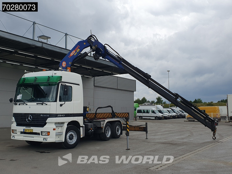 Mercedes-Benz Actros 2543 Actros 6X2 NL-Truck Liftachse 3-Pedals Kran PM 40 SP 2010 Euro 3 - Τράκτορας: φωτογραφία 5 Mercedes-Benz Actros 2543 Actros 6X2 NL-Truck Liftachse 3-Pedals Kran PM 40 SP 2010 Euro 3 - Τράκτορας: φωτογραφία 5