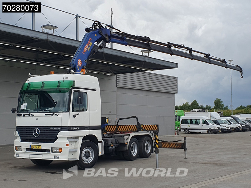 Mercedes-Benz Actros 2543 Actros 6X2 NL-Truck Liftachse 3-Pedals Kran PM 40 SP 2010 Euro 3 - Τράκτορας: φωτογραφία 1 Mercedes-Benz Actros 2543 Actros 6X2 NL-Truck Liftachse 3-Pedals Kran PM 40 SP 2010 Euro 3 - Τράκτορας: φωτογραφία 1