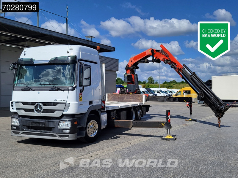 Mercedes-Benz Actros 2544 6X2 Lift-Lenkachse Kraan Hydrauliek Euro 5 - Φορτηγό με ανοιχτή καρότσα, Φορτηγό με γερανό: φωτογραφία 1 Mercedes-Benz Actros 2544 6X2 Lift-Lenkachse Kraan Hydrauliek Euro 5 - Φορτηγό με ανοιχτή καρότσα, Φορτηγό με γερανό: φωτογραφία 1